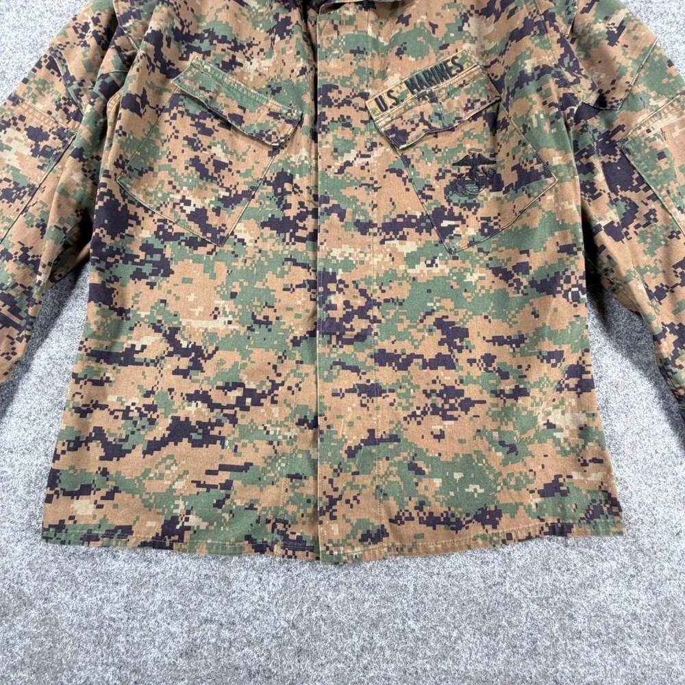 USMC MCCUU Woodland MARPAT Camo Digital Combat Uniform Blouse Jacket Small Reg